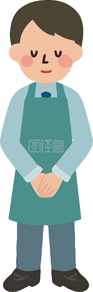 图怪兽原创元素手绘人物运动插画元素