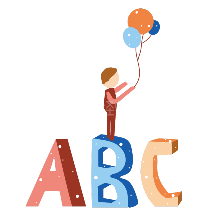 Abc的创意字母图片 万图壁纸网