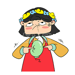 图怪兽原创元素小气鬼卡通表情包