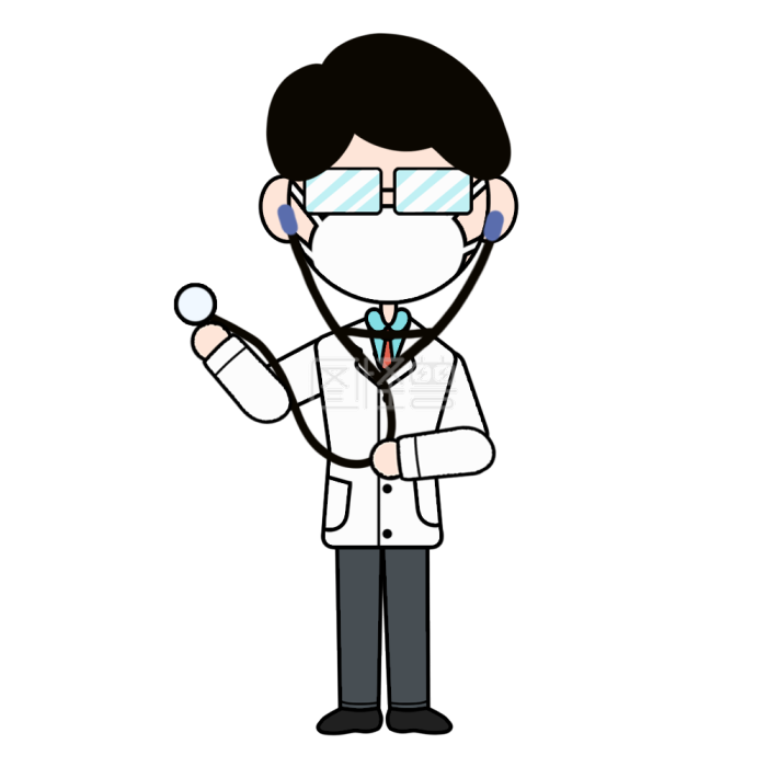 图怪兽原创元素卡通手绘医生防疫插画元素