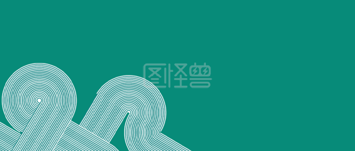 图怪兽原创元素创意几何风格手机海报