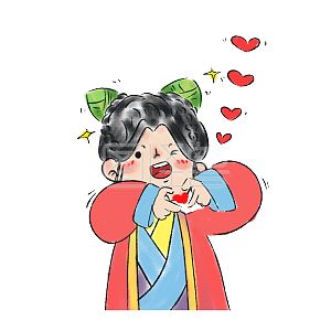 卡通比心素材图片-免费卡通比心png元素大全-图怪兽