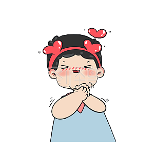 图怪兽原创元素期待的搓手手卡通表情包