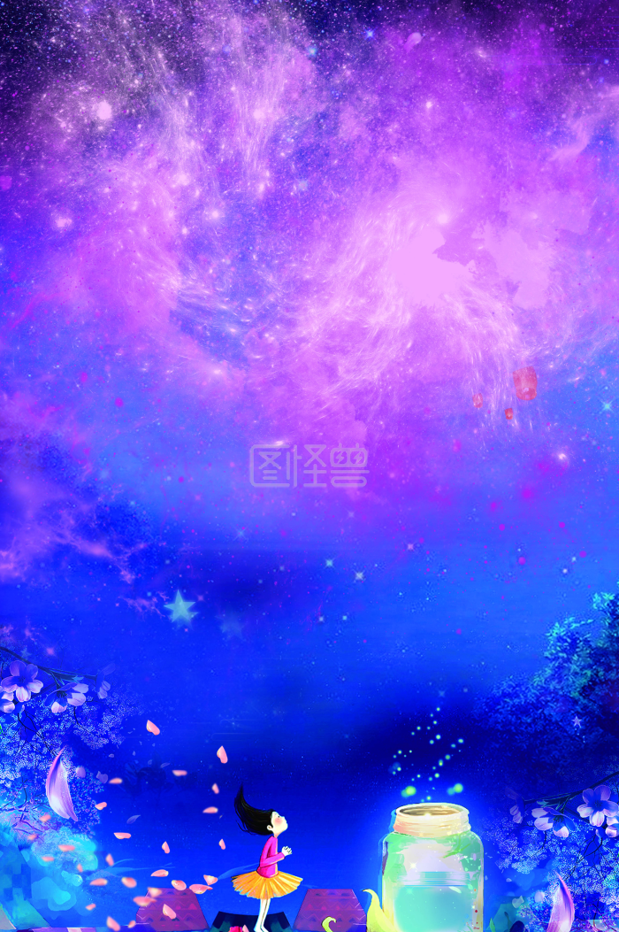 浏览过本次作品的可能还对 唯美 星空 紫色星空 紫色天空 天空 许愿