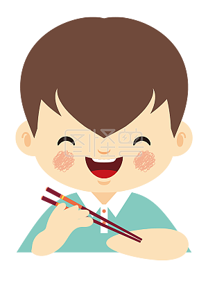 在波浪吃饭的男孩餐厅用總女生的女孩是图片