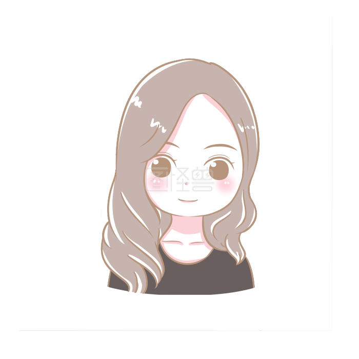 头像可爱卡通小a头像少女人物女生动漫后宫图片