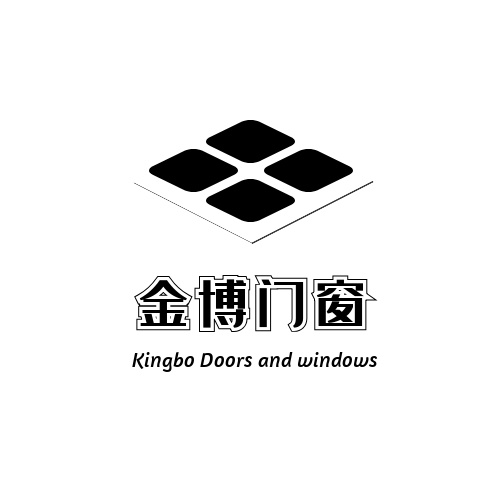 黑色简约菱形窗户企业logo