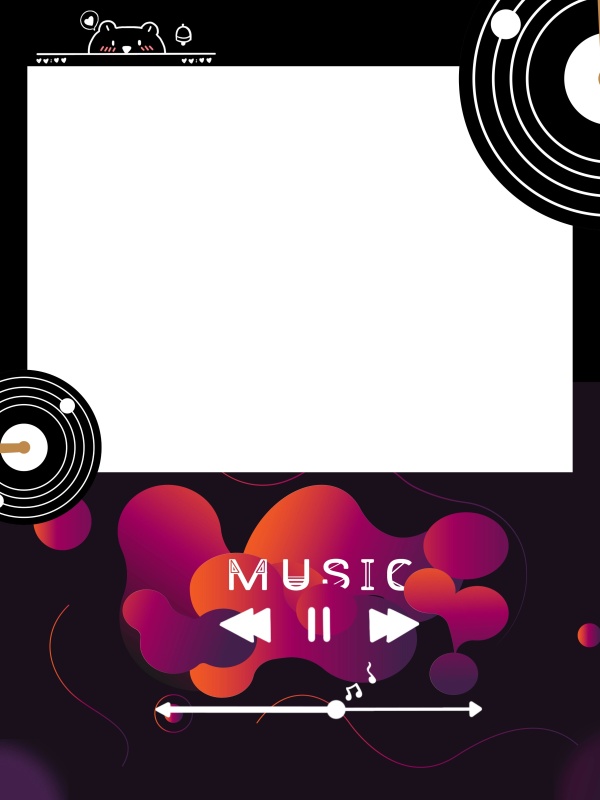 音乐会钢琴音符拍照kt板