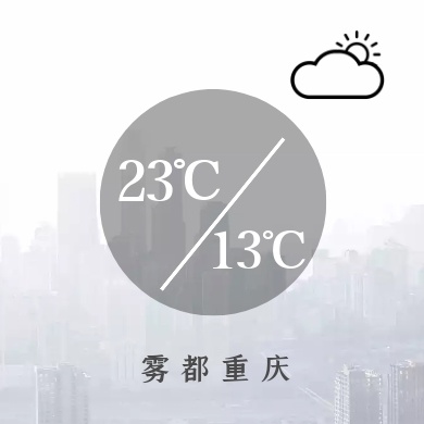 2020重庆市旅游市场需求(重庆2020年旅游人数)(图2) 天气简约浅色个人生活公众号封面次图