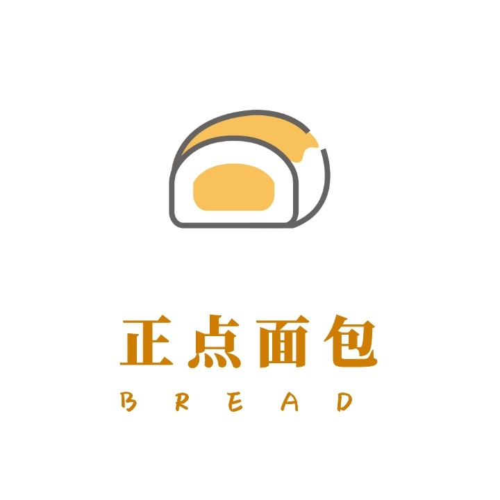 正点面包 BREAD 面包店logo设计