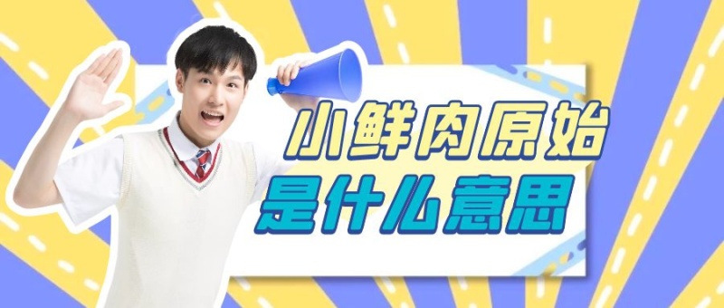 小鲜肉原始是什么意思