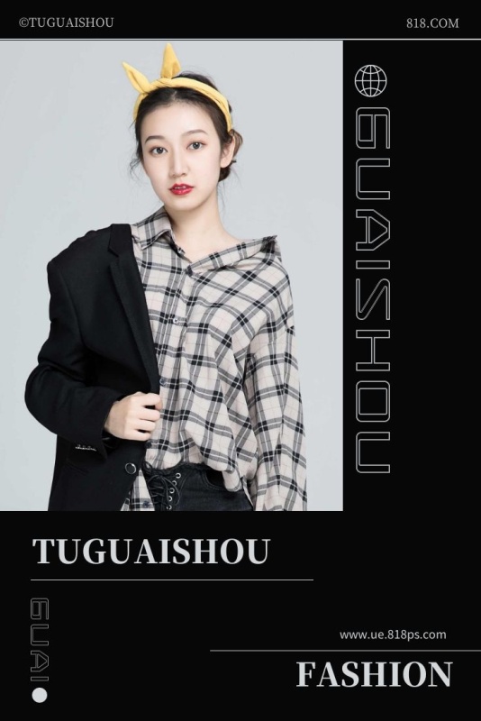 简约黑色INS风微博