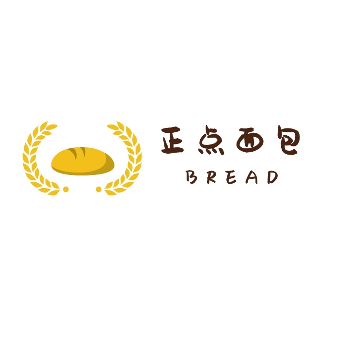 正点面包 BREAD 面包店logo设计
