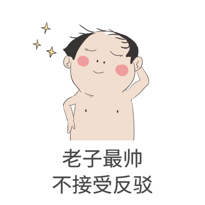 老子最帅不接受反驳表情包