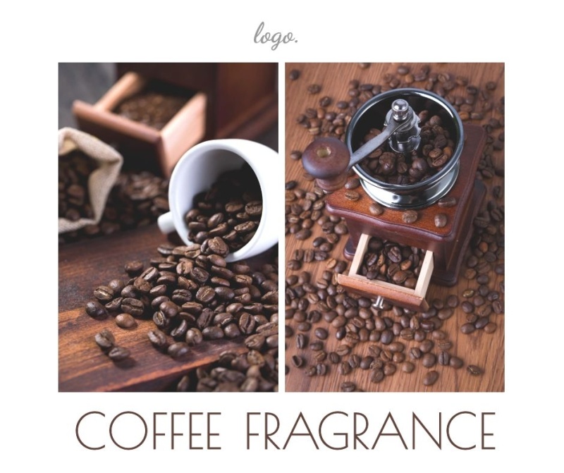 创意英文咖啡豆咖啡宣传社交媒体