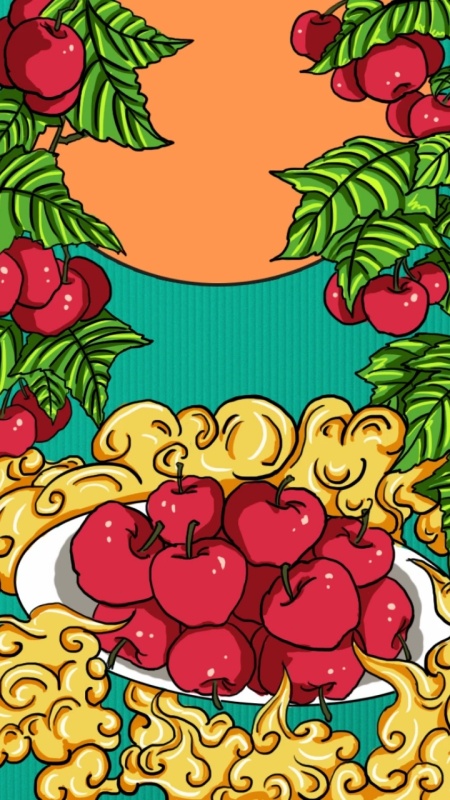 插画水果壁纸