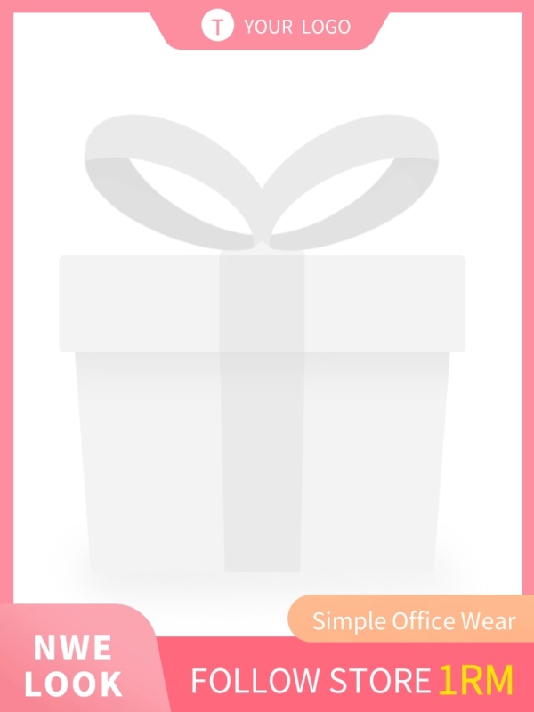 粉色简约跨境电商英文电商主图边框