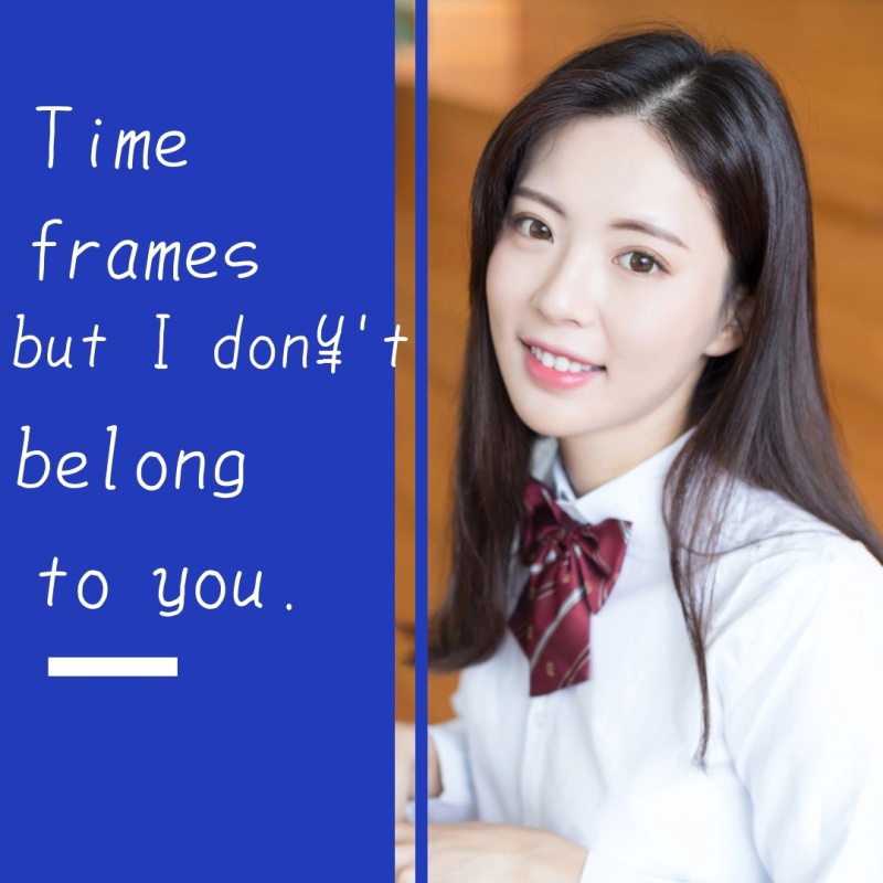 时间定格文艺简约公众号正方形配图