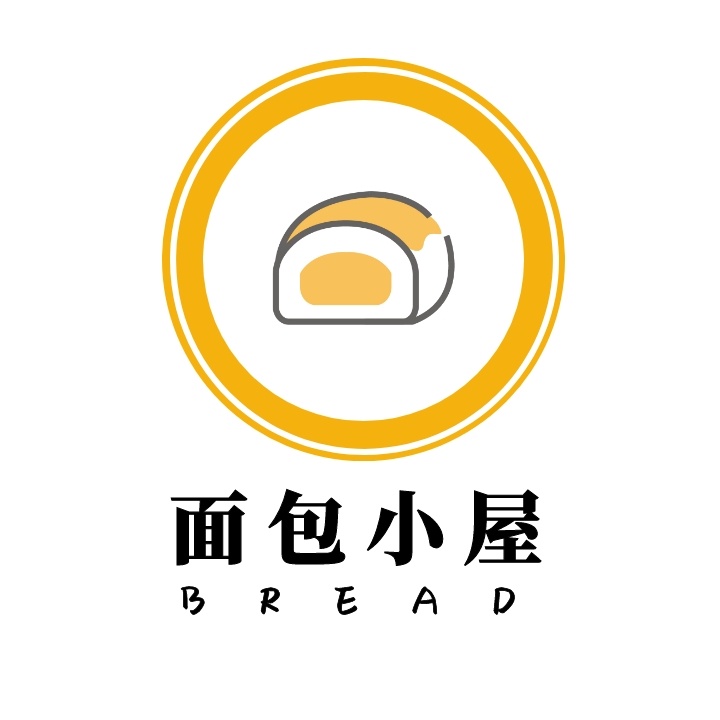 面包小屋 BREAD 面包店logo设计