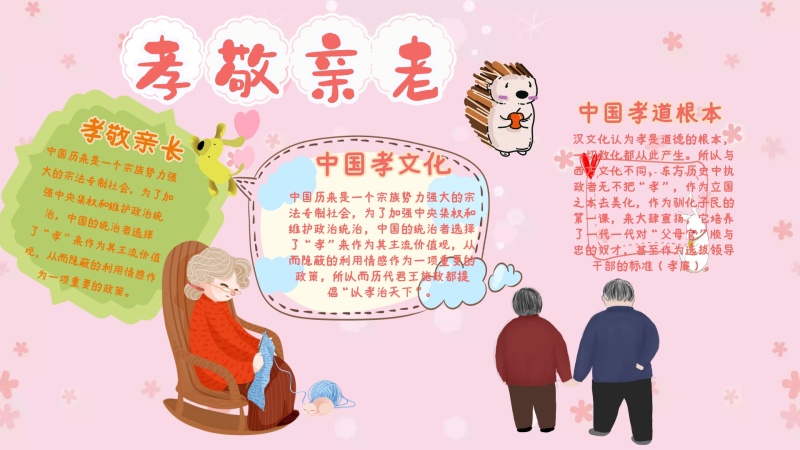 春节孝亲手抄报小报