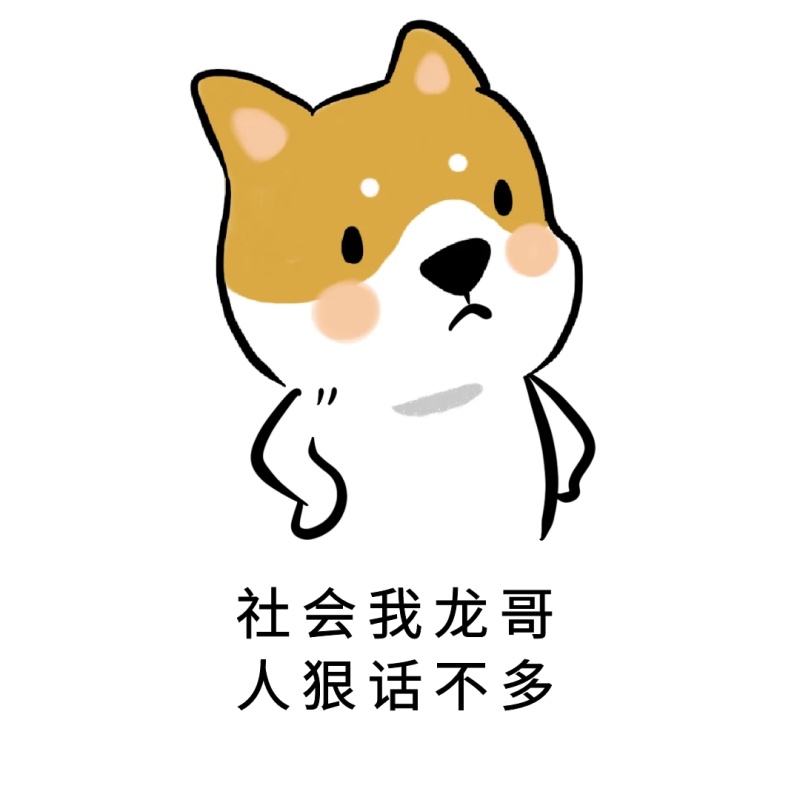 社会我龙哥人狠话不多表情包