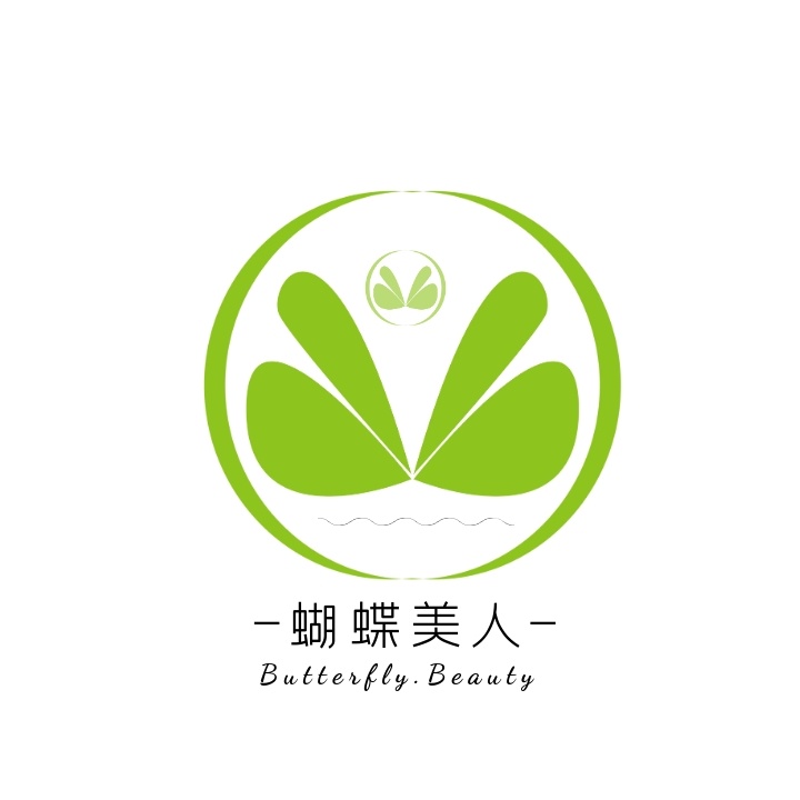 蝴蝶美人logo设计