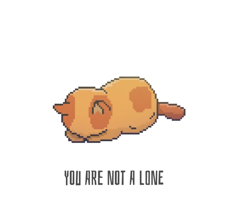 孤独的喵星人你并不孤独朋友圈封面