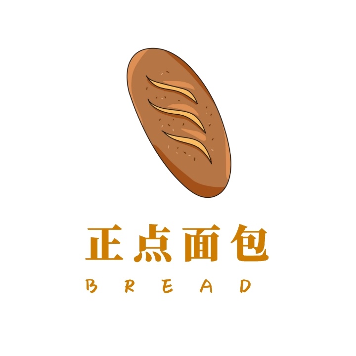 正点面包 BREAD 面包店logo设计