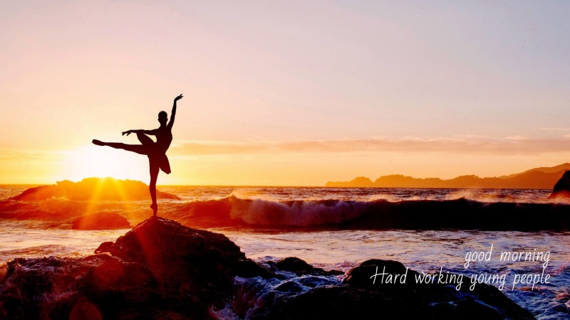 简约文艺励志摄影风英文电脑桌面