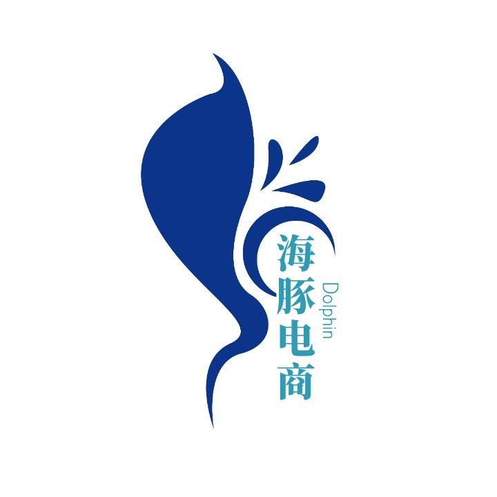 海豚电商logo设计