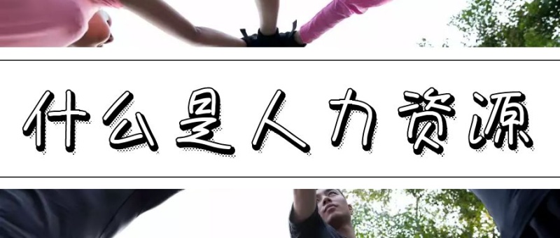 简约大气什么是人力资源公众号封面