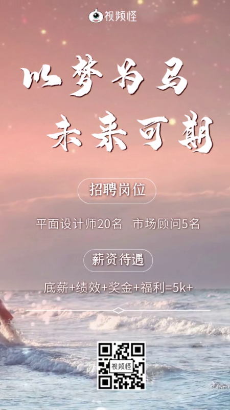 大气简约企业宣传招聘摄影风短视频