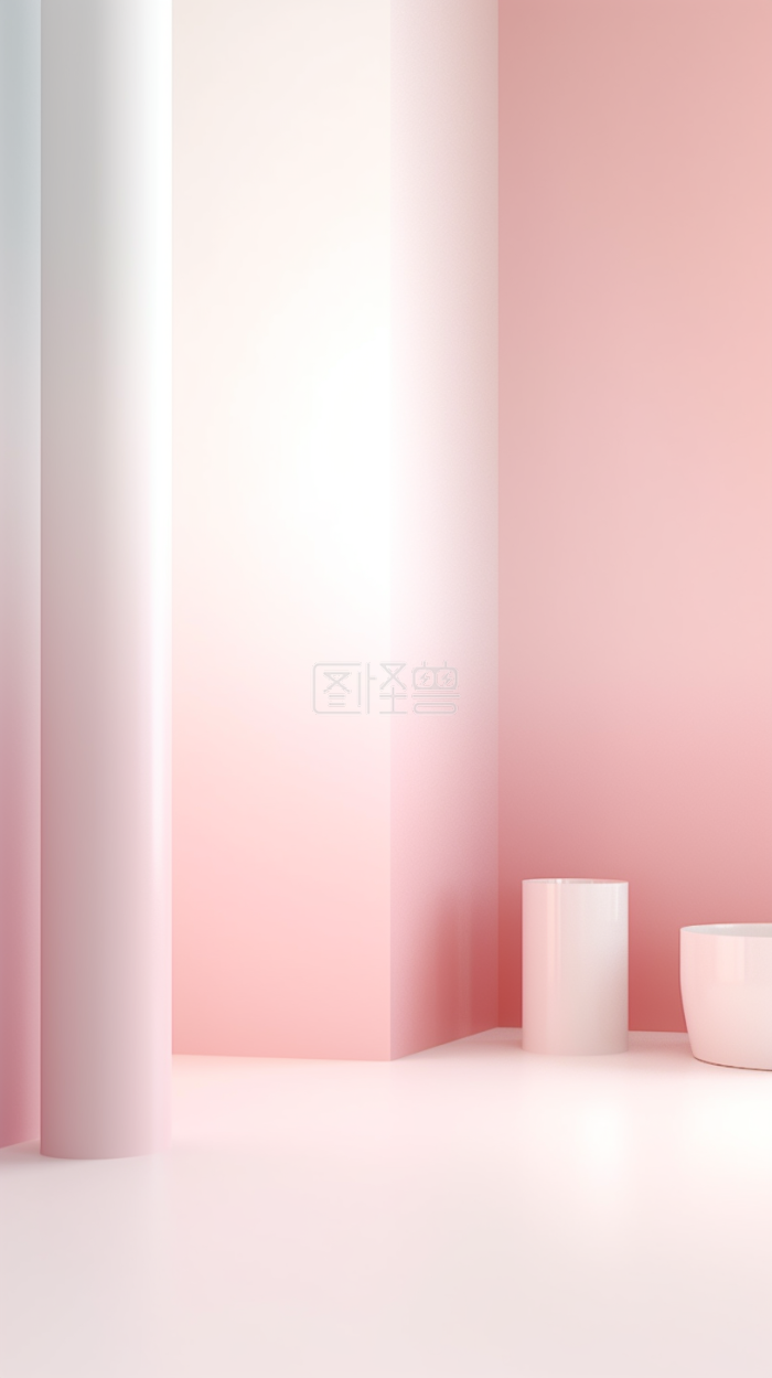 简约平面渐变色彩背景-背景素材图片-图怪兽