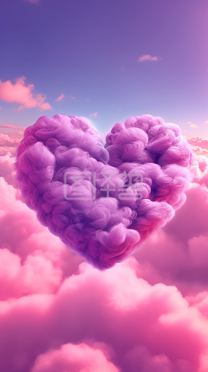 心形云朵
