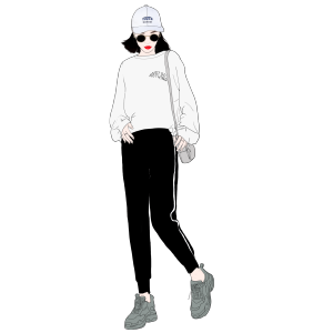 图怪兽原创元素酷炫街拍插画元素