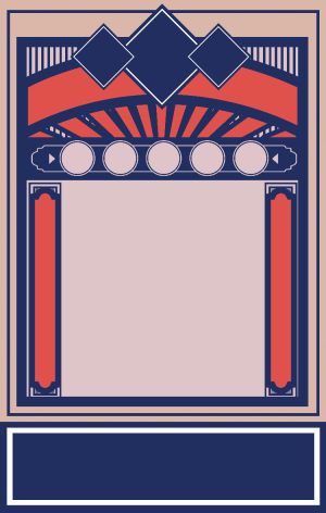 复古扁平插画海报背景