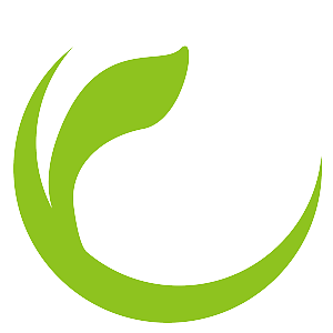 农业现代简约叶子圆形logo