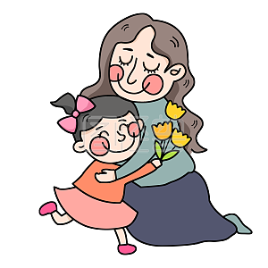 图怪兽原创元素母亲节插画元素