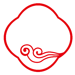 云纹中国风简约餐饮旅游服装logo