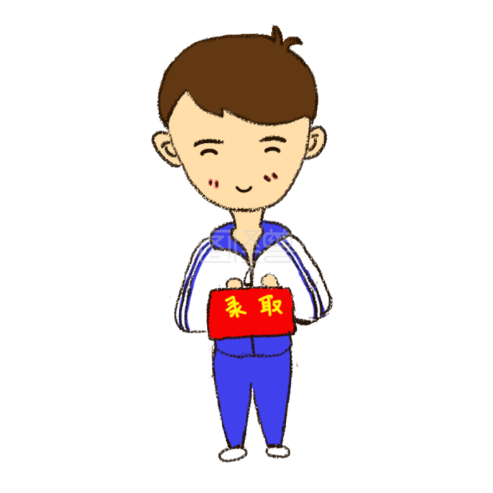 图怪兽原创元素高考锦鲤录取奋斗表情