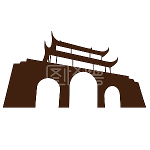 城墙阁楼城楼简约现代旅游酒店餐饮中国风logo