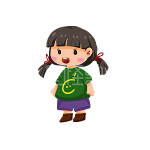 儿童卡通人物素材图片-免费儿童卡通人物png元素大全-图怪兽