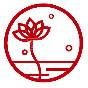 莲花红色标志logo