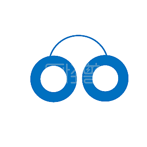 图怪兽原创素材 蓝色创意设计企业公司办公辅助圆形元素