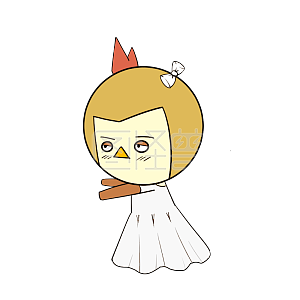 图怪兽原创元素表情包小鸡可爱搞笑滑稽卡通简单