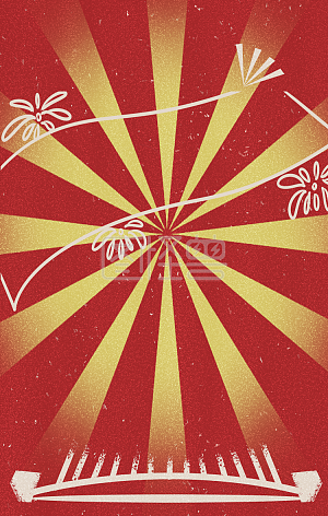 图怪兽原创元素红色建党风格主题海报背景