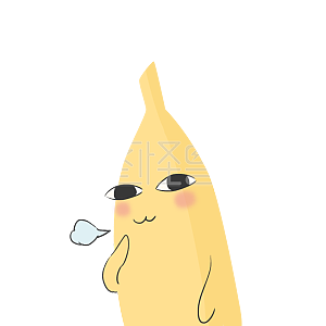 图怪兽原创元素香蕉君偷笑表情