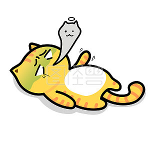 图怪兽原创元素贱萌表情包萌宠橘猫卡通要死了元素