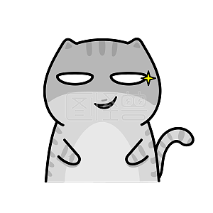 图怪兽原创元素贱萌表情包萌宠橘猫卡通阴险狡猾元素