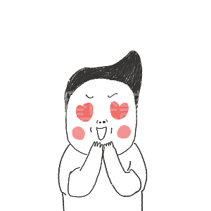 图怪兽原创萌贱表情包爱慕的飞机头少年